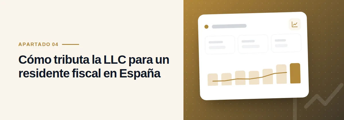 Cómo tributa la LLC para un residente fiscal en España