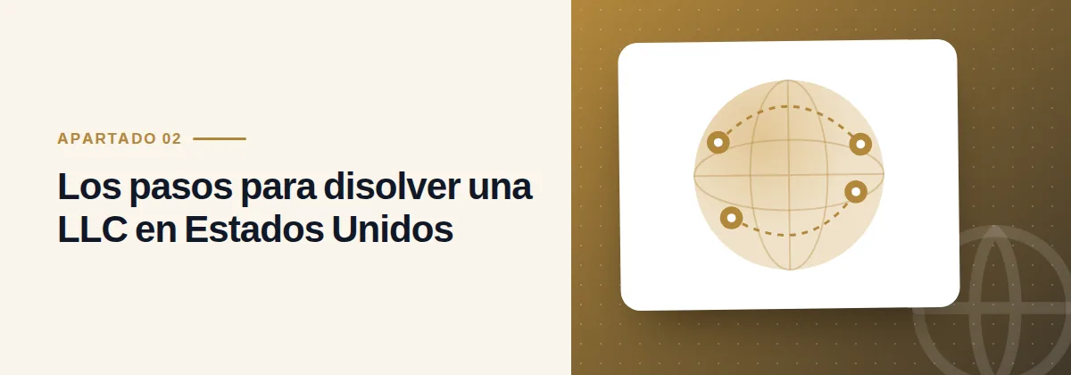 Los pasos para disolver una LLC en Estados Unidos