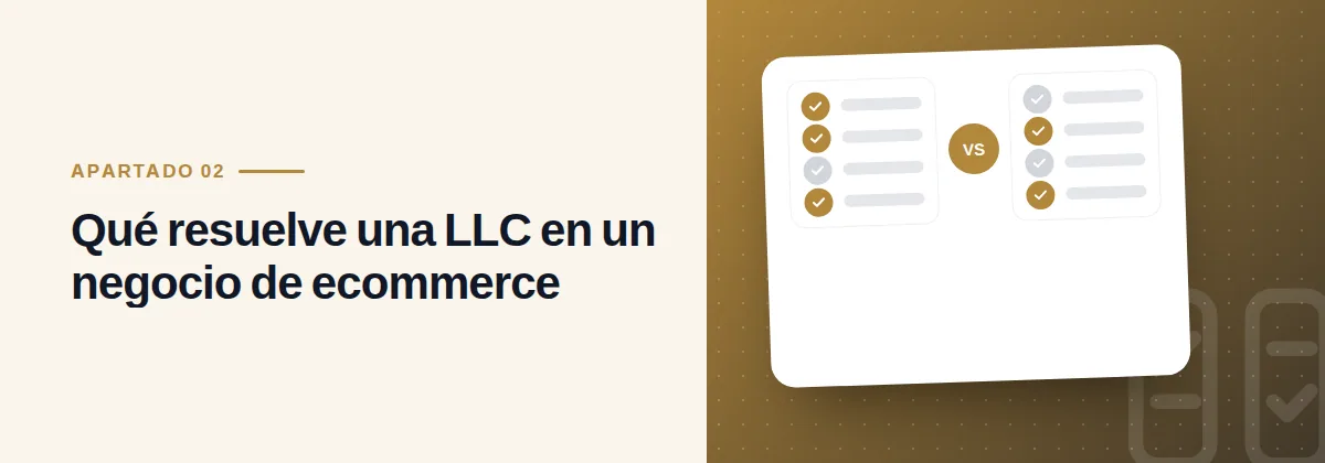 Qué resuelve una LLC en un negocio de ecommerce