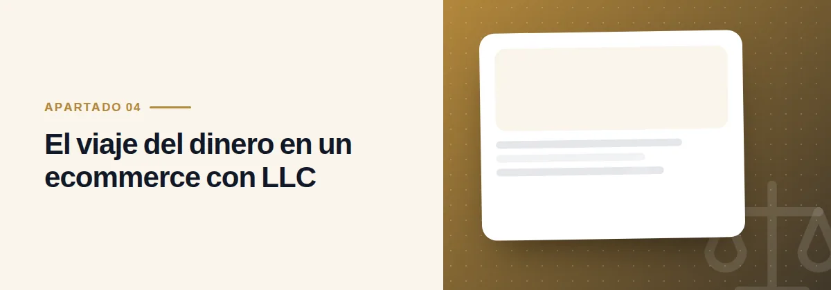 El viaje del dinero en un ecommerce con LLC