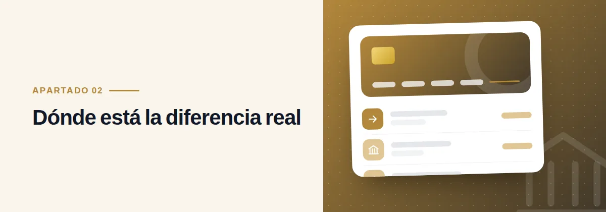 Dónde está la diferencia real