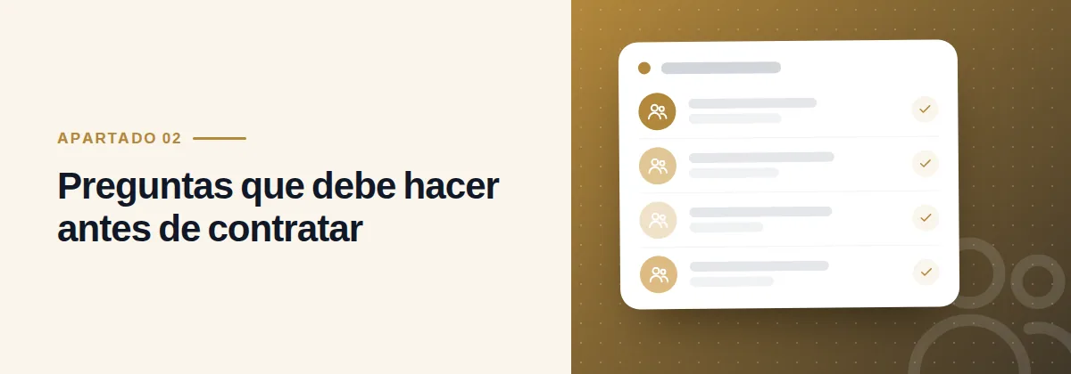 Preguntas que debe hacer antes de contratar