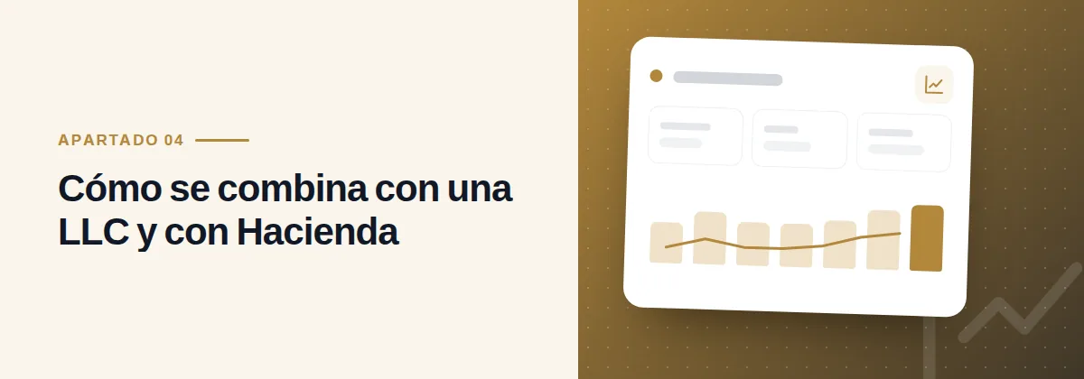 Cómo se combina con una LLC y con Hacienda